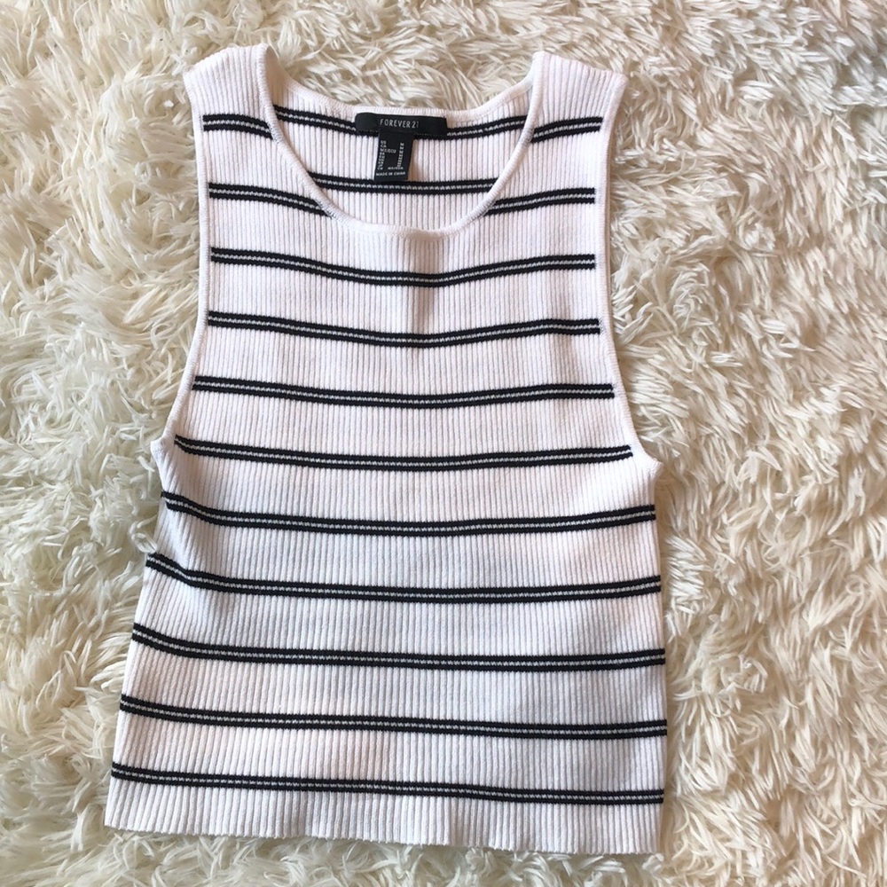 M Striped Tank Top